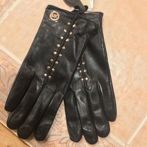 Michael Kors Leather Gloves